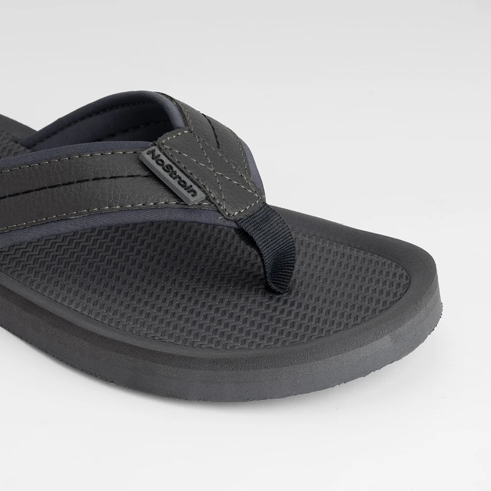 NoStrain Men’s Triple Density Platform Slippers with Soft Engraved Insole, Anti-Skid Sole, Strong Mid-Sole & Sturdy Outsole - PS10