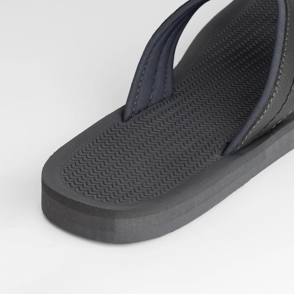 NoStrain Men’s Triple Density Platform Slippers with Soft Engraved Insole, Anti-Skid Sole, Strong Mid-Sole & Sturdy Outsole - PS10