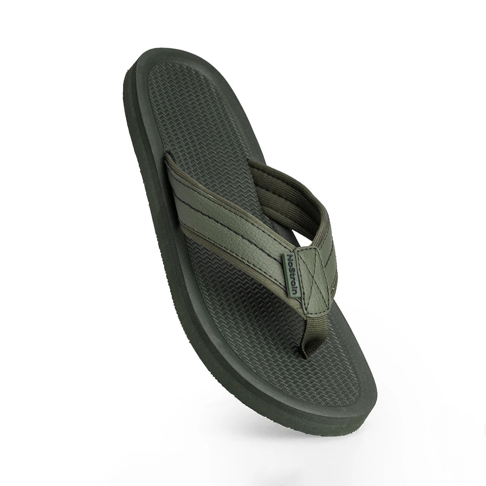 NoStrain Men’s Triple Density Platform Slippers with Soft Engraved Insole, Anti-Skid Sole, Strong Mid-Sole & Sturdy Outsole - PS11