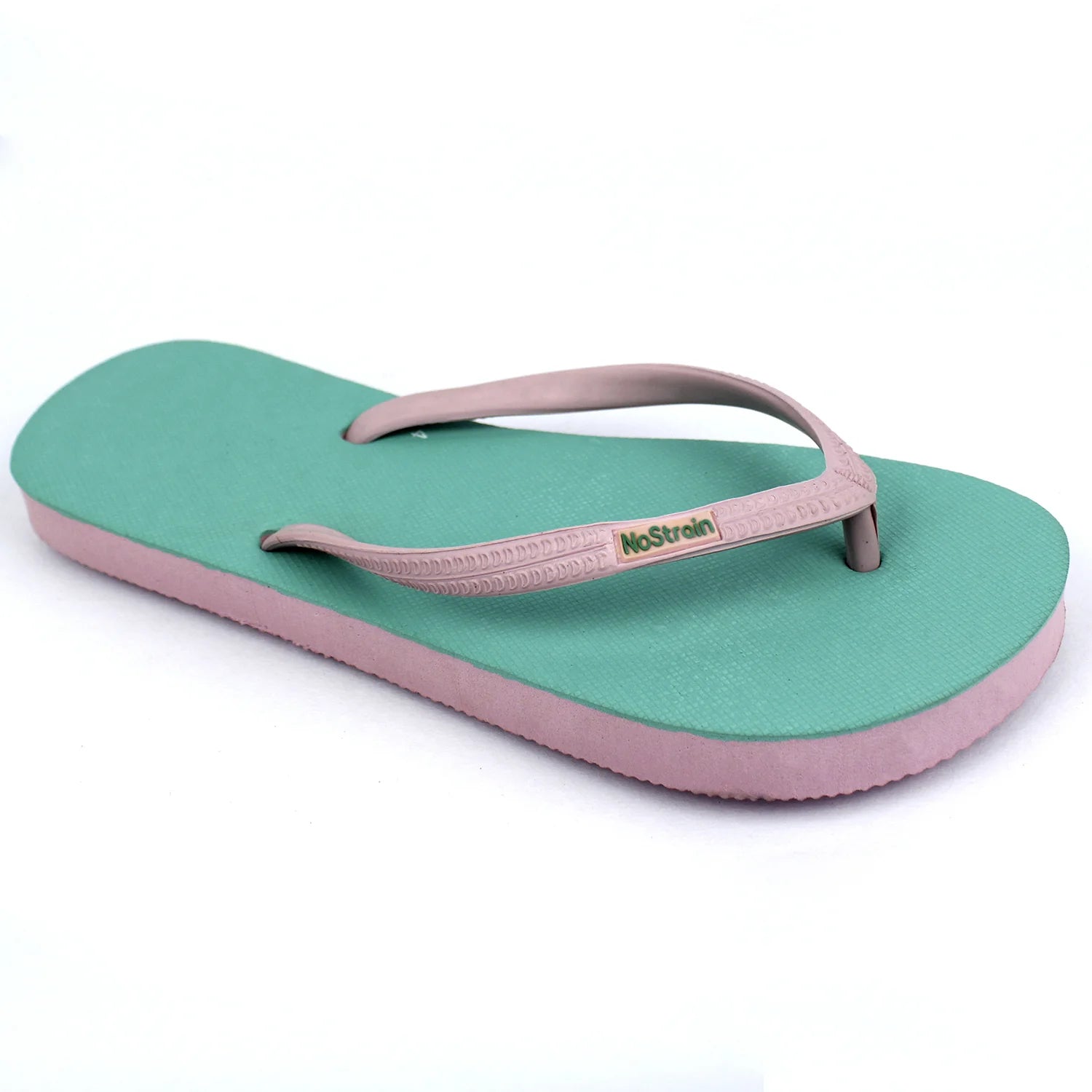 Sea Green & Pink Flip-Flops (Women)