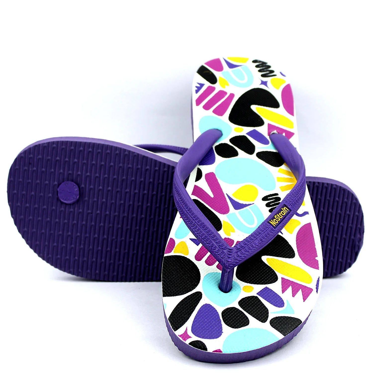 TwistedGeo Violet Flip-Flops (Women)