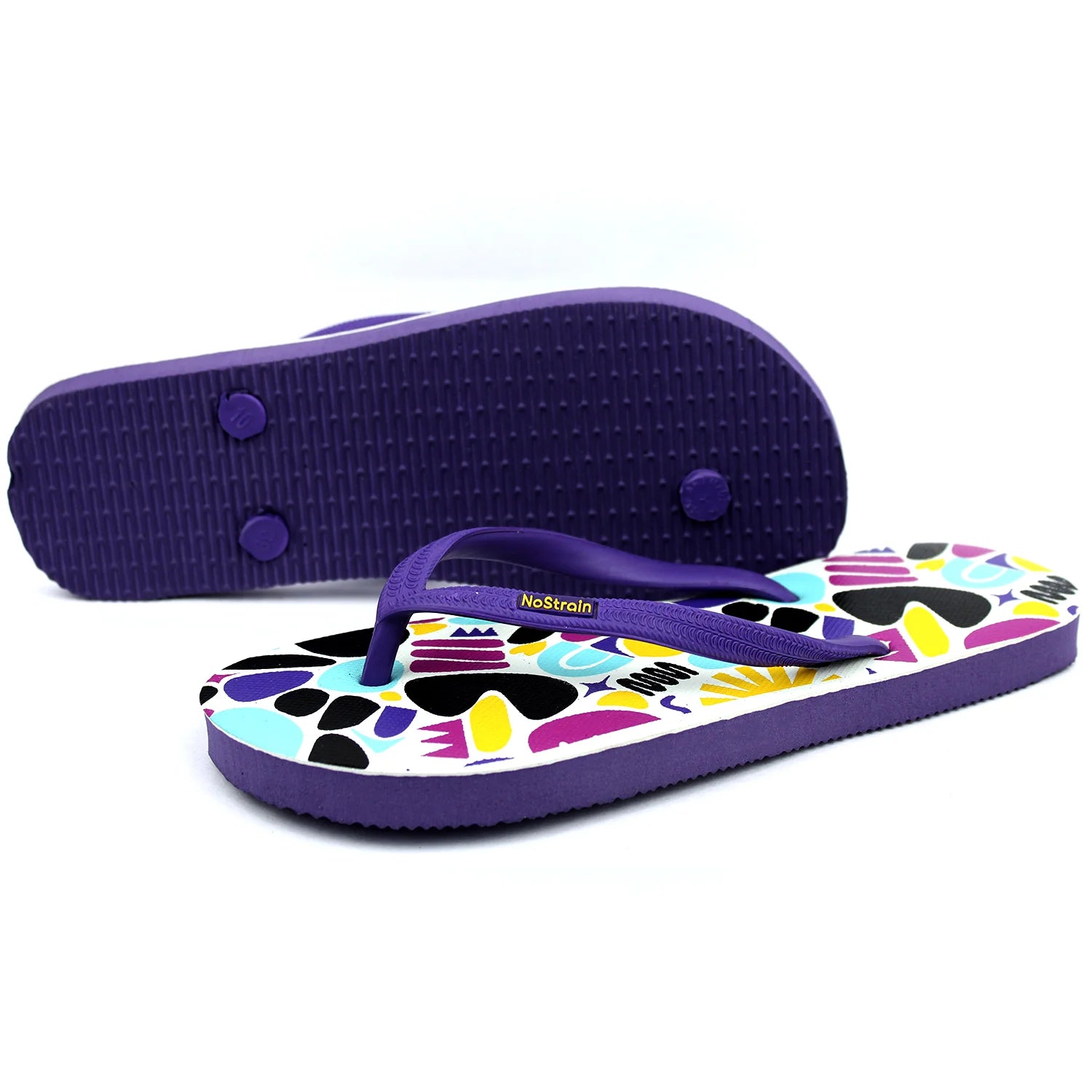 TwistedGeo Violet Flip-Flops (Women)