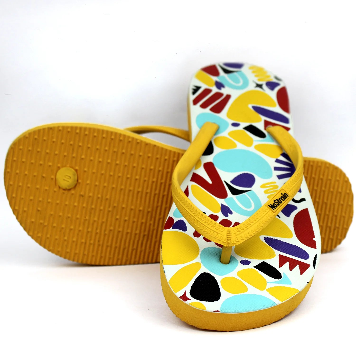 TwistedGeo Yellow Flip-Flops Women - Main Image