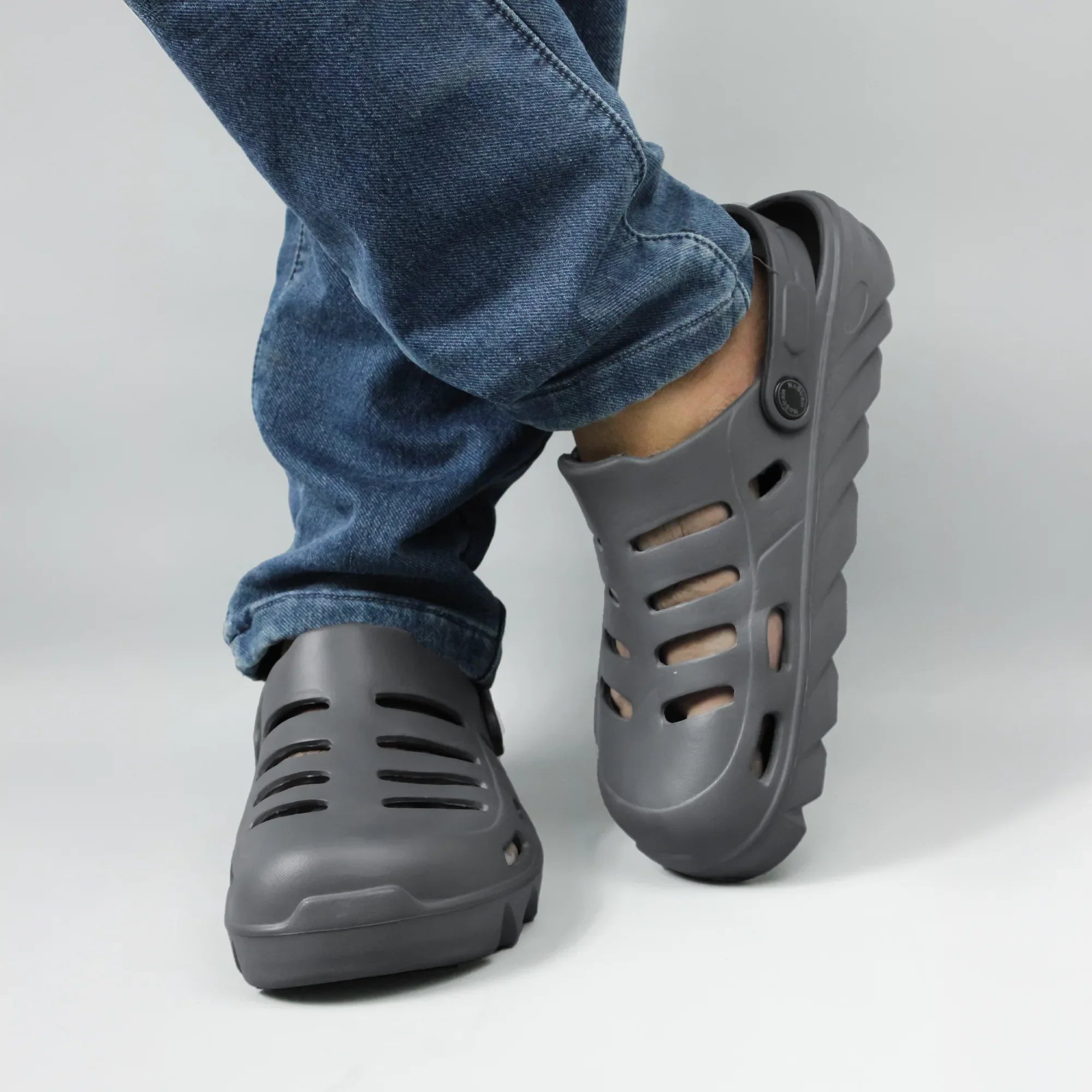 Grey Clogs