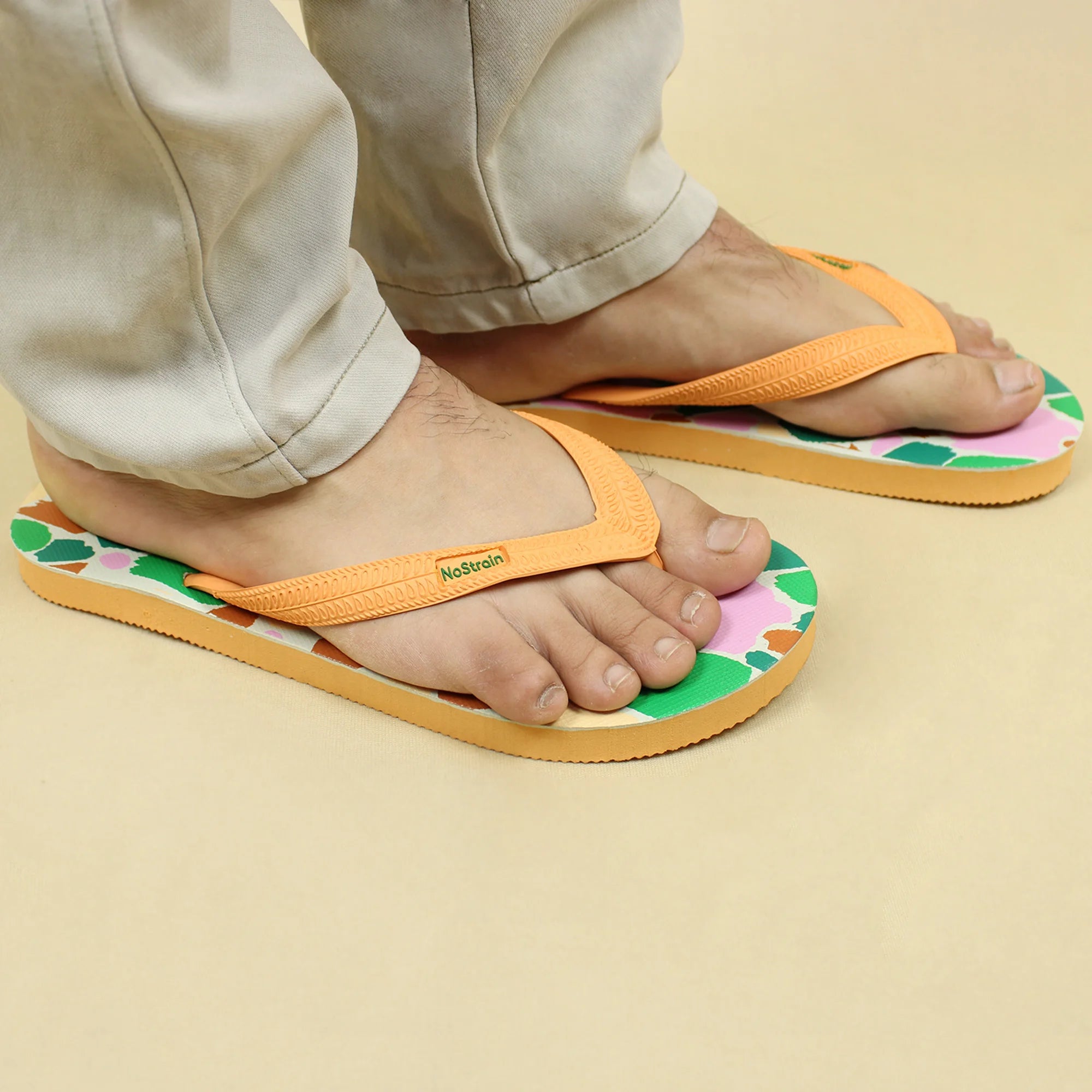 GoWild Light Salmon Flip-Flops Men