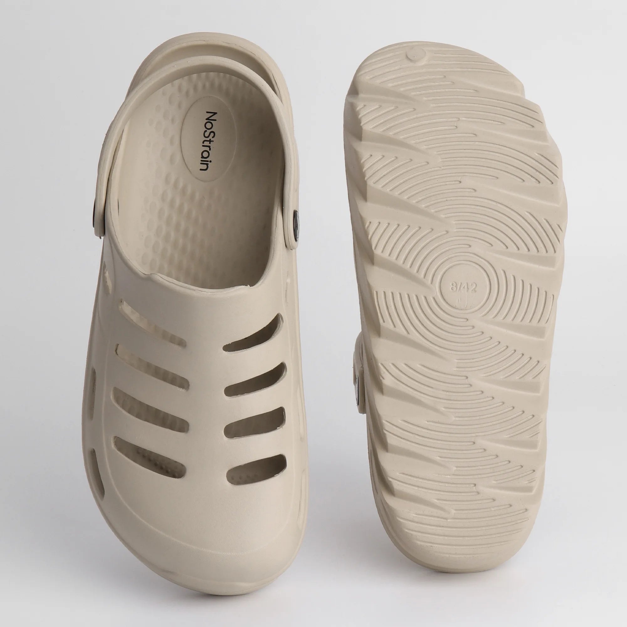 Beige Clogs for men