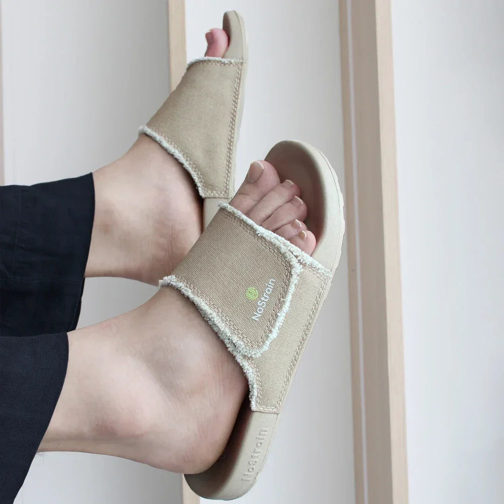 NoStrain women sugar sliders with adjustable straps.