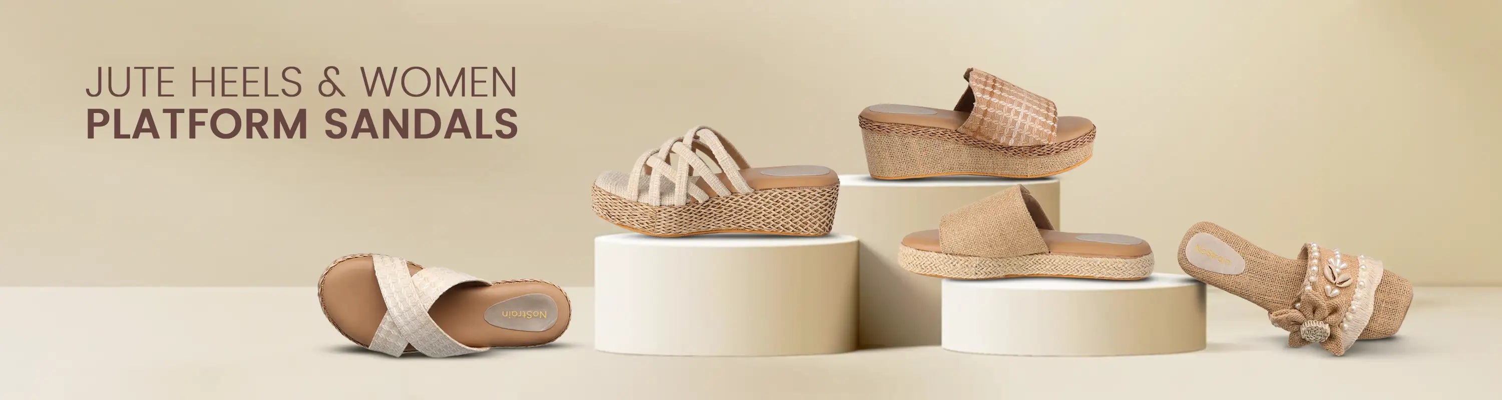 Jute Wedges Sandals