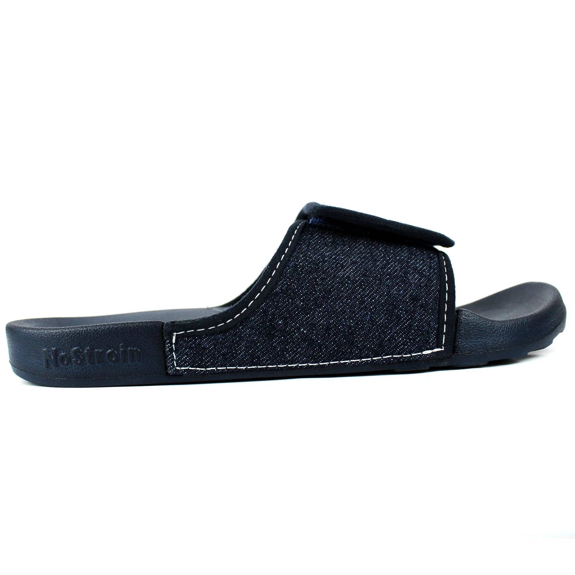 Experience effortless elegance with Women's Navy Denim Sugar Sliders, designed for comfort.