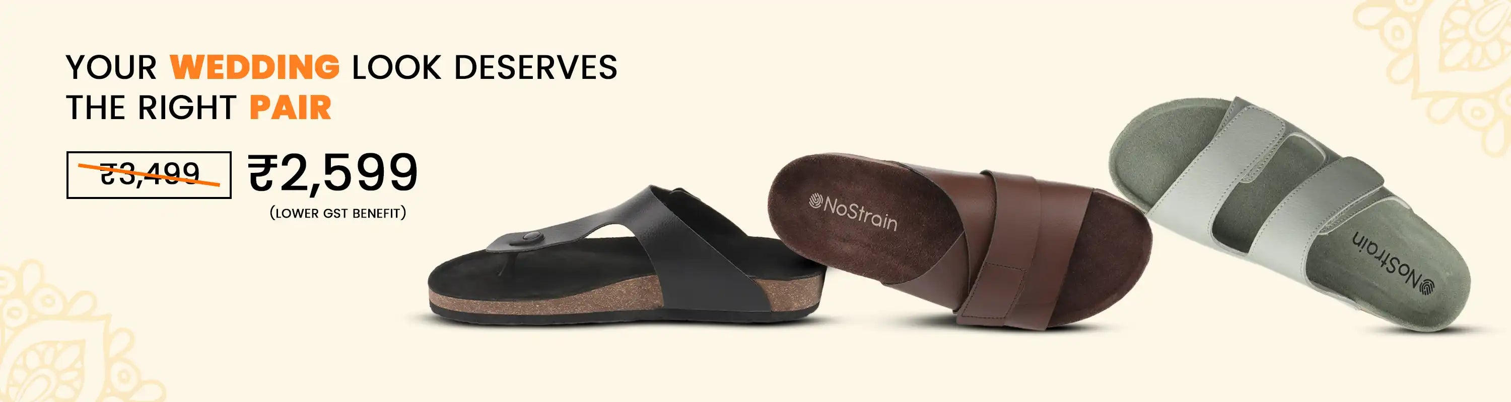 Wedding look deserves the right pair