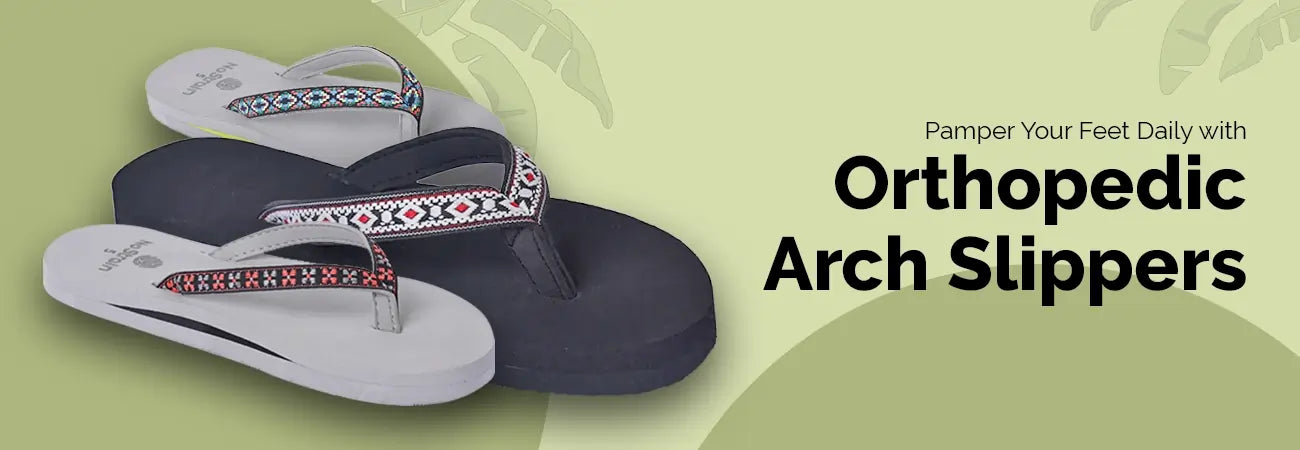 Orthopedic  Arch Flat Feet Slippers for women