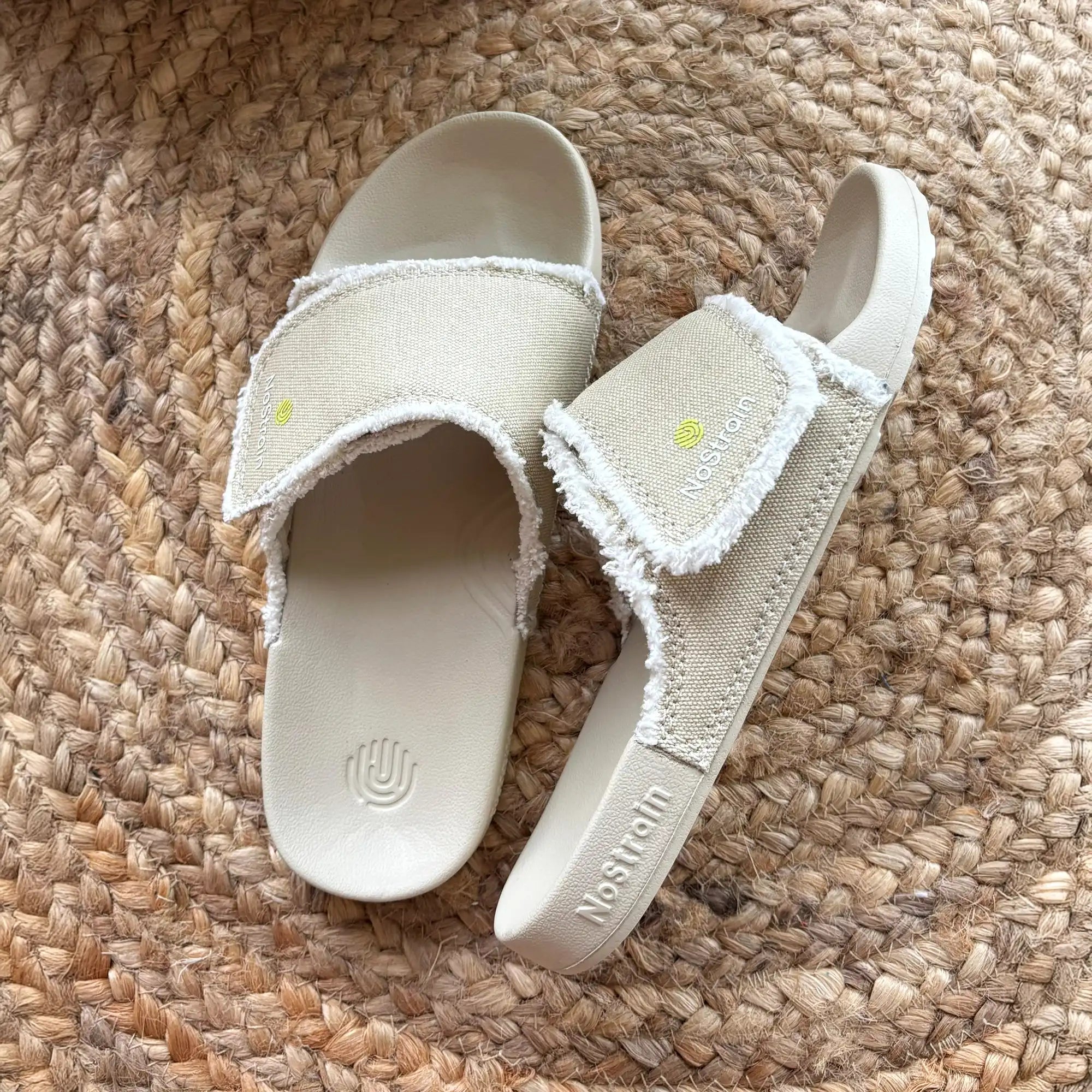 NoStrain women sugar sliders in beige color