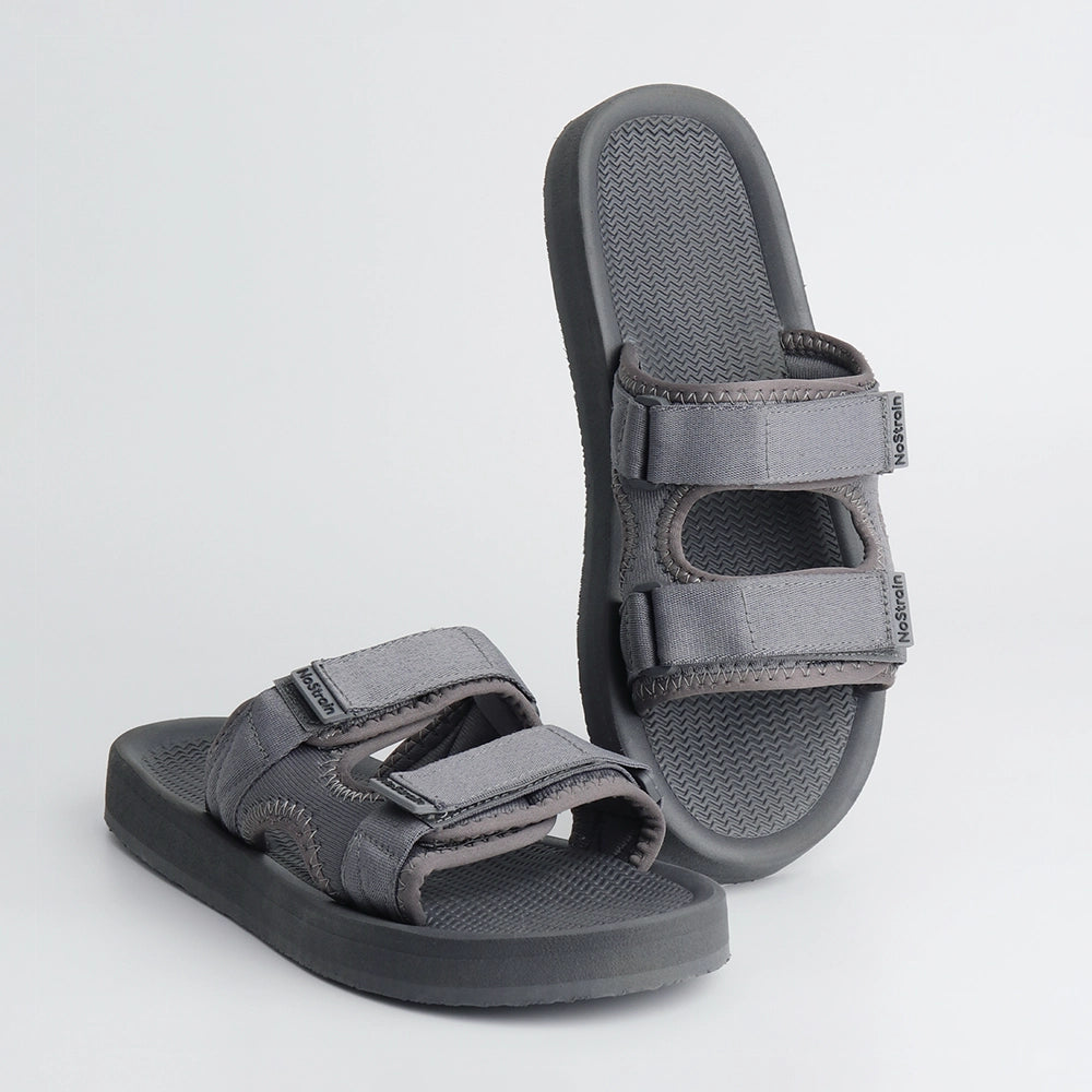 Grey Formal sandals for men