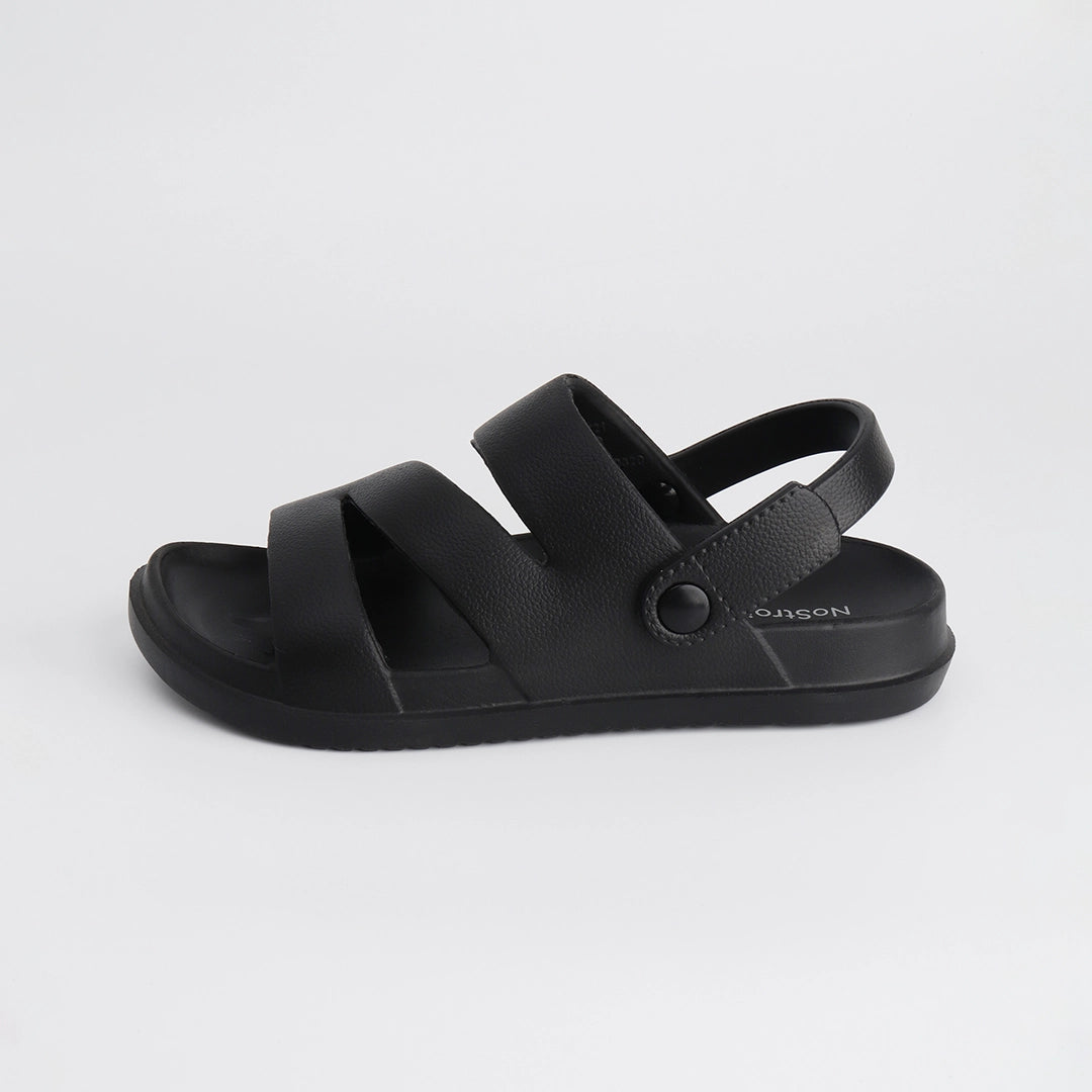 Men's Zigzag Black Waterproof Sandals (MS1) - Main Image