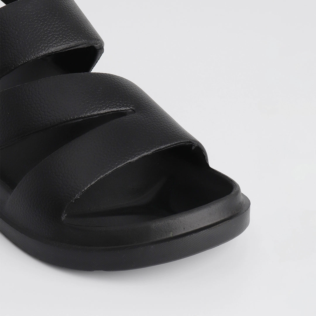 Sandals with soft insole