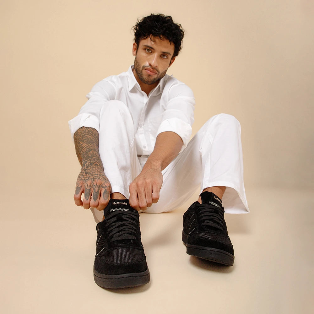NoStrain SLANT Casual Sneakers for Men – Black