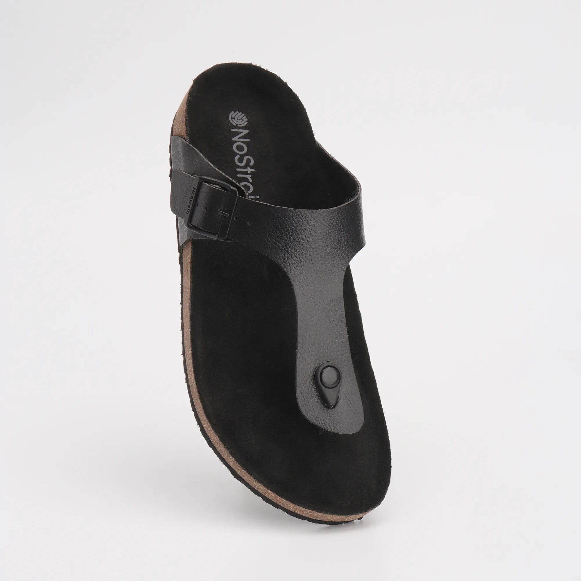 Bold Black Thong Cork Formal Sandals for Men 2.0 – Ultimate Comfort