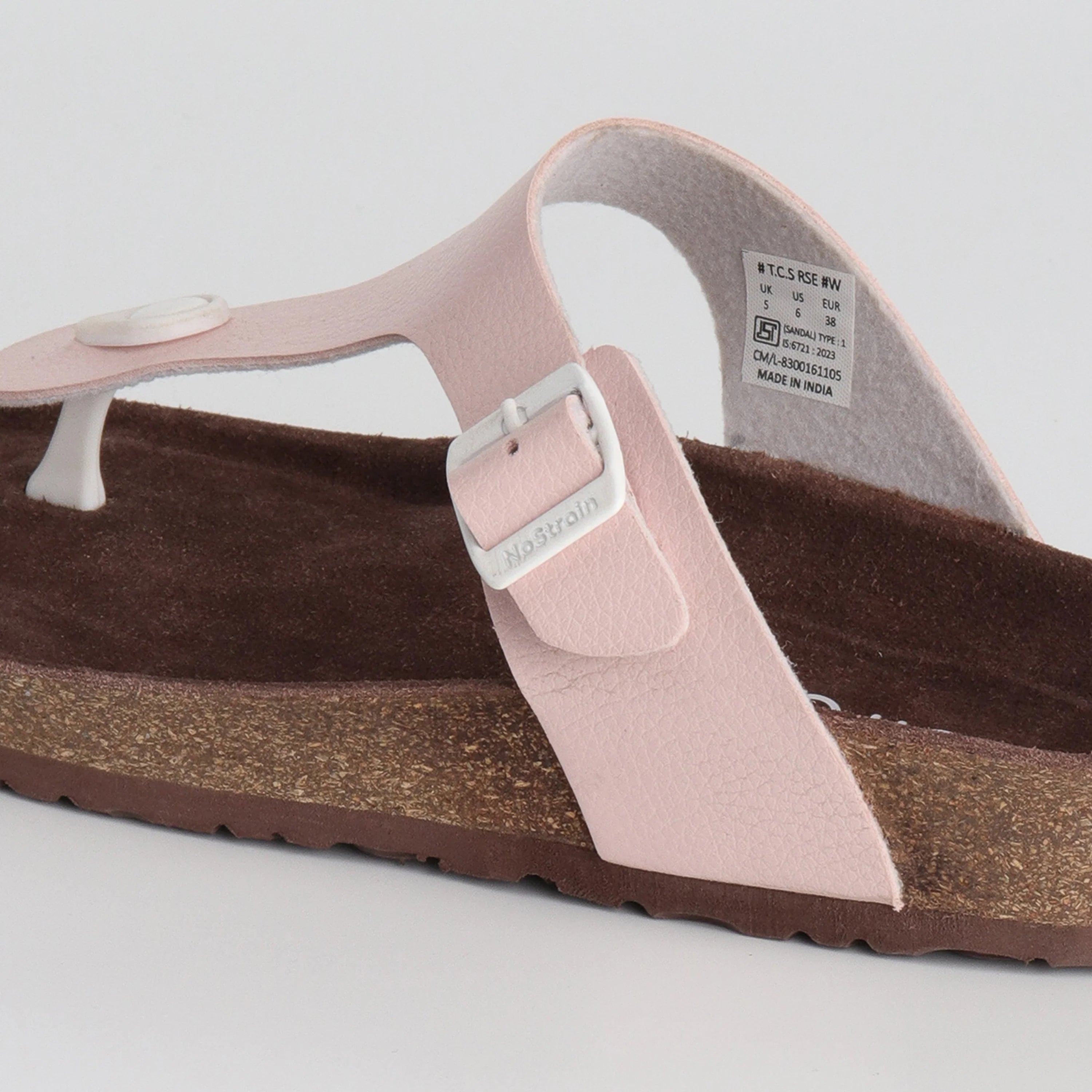 Chic Rose Cork Sandals