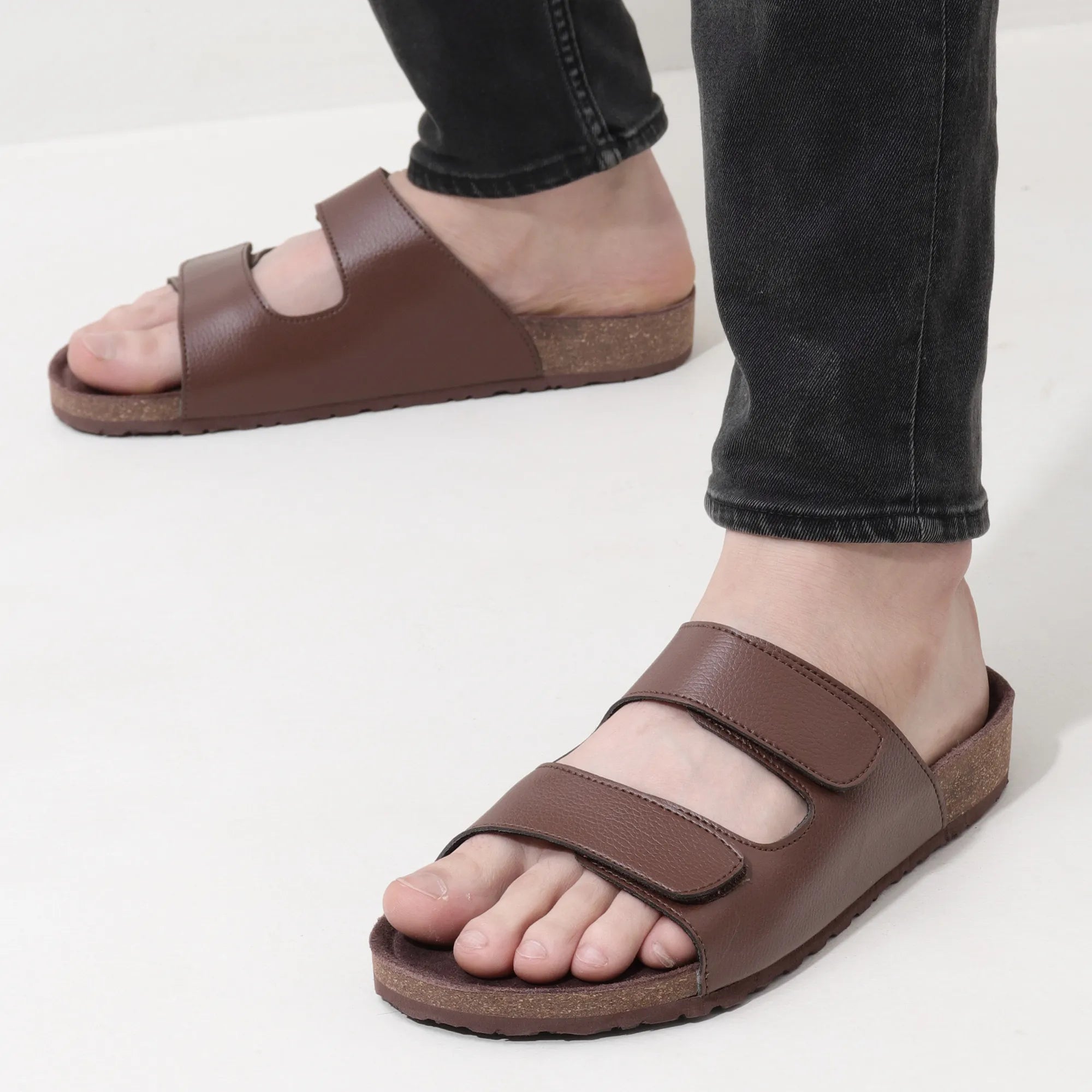 Parallel Cookie Brown Cork Men's Sandals 2.0