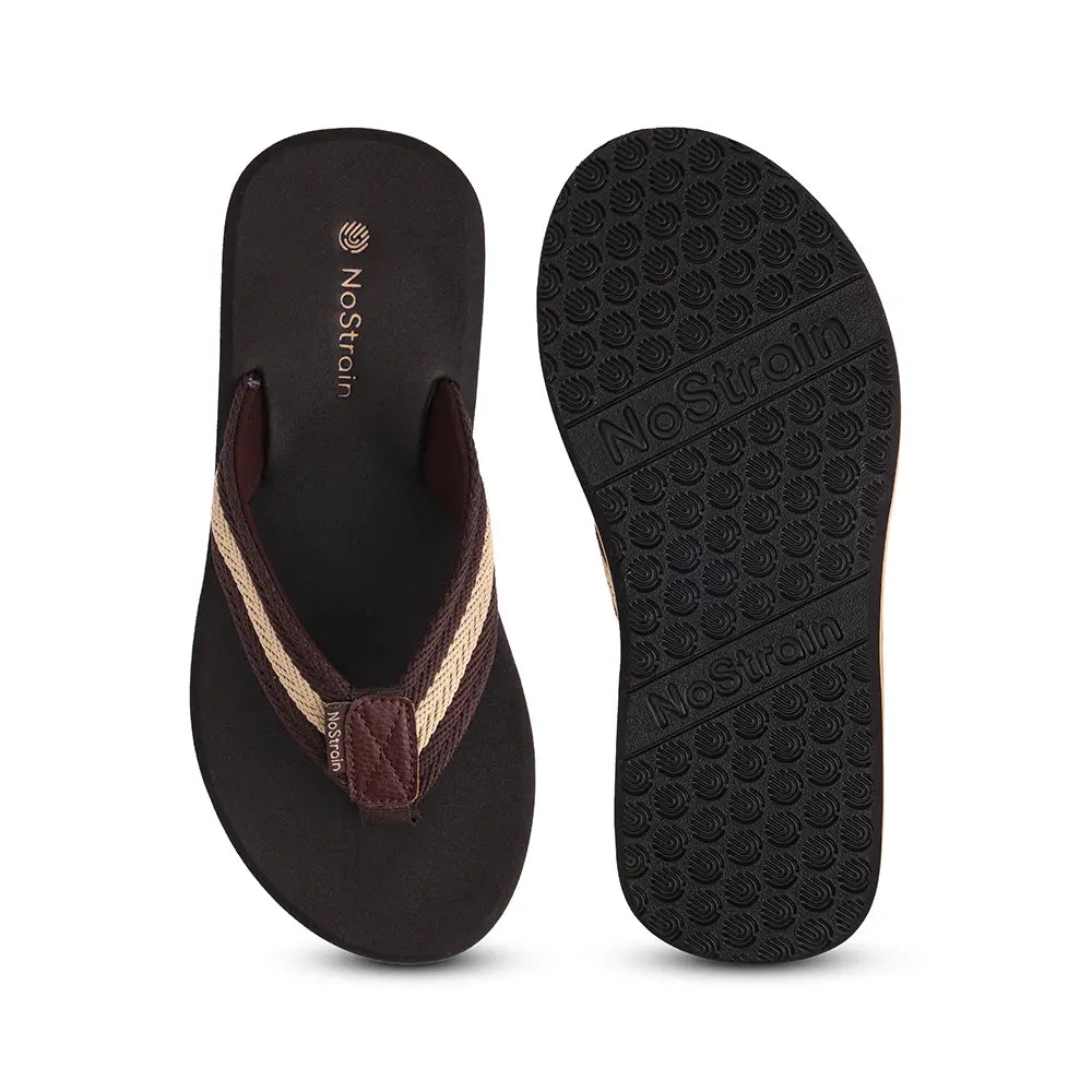 Premium quality NoStrain slippers designed for a standard fit and easy wear.