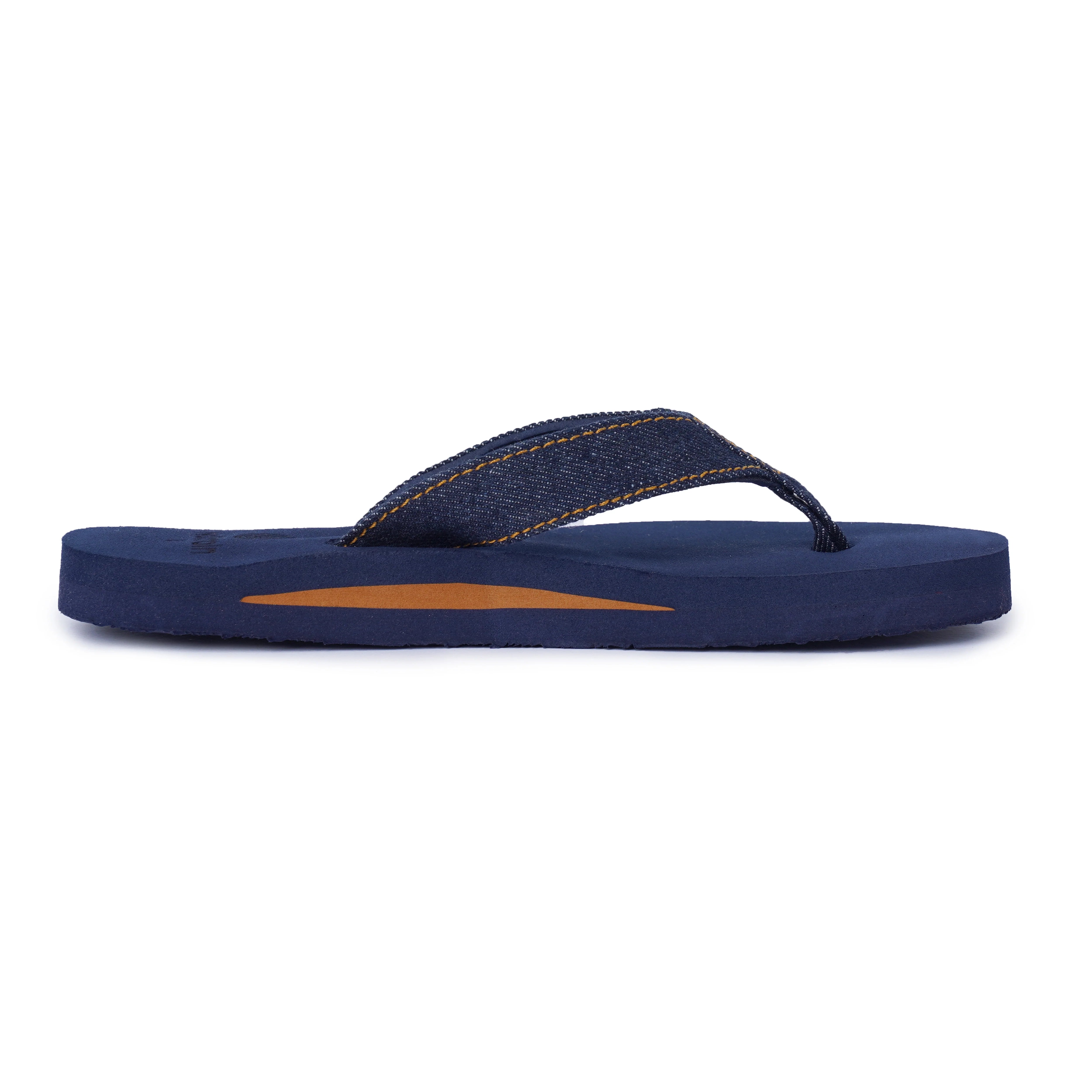 nostrain arch slippers with stitched straps