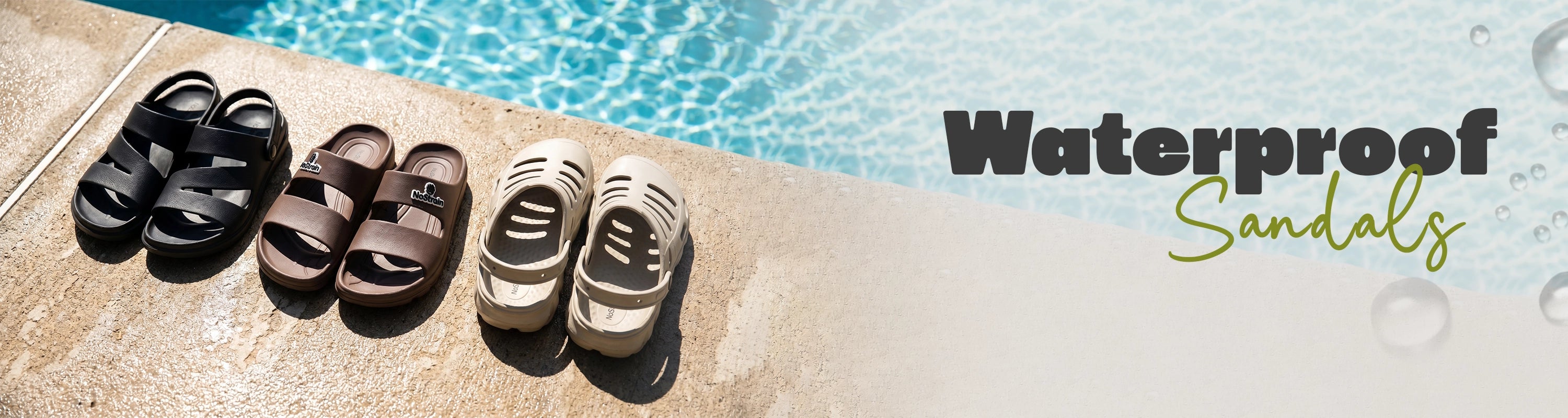 Men’s waterproof sandals available in multiple colors and stylish designs for everyday comfort