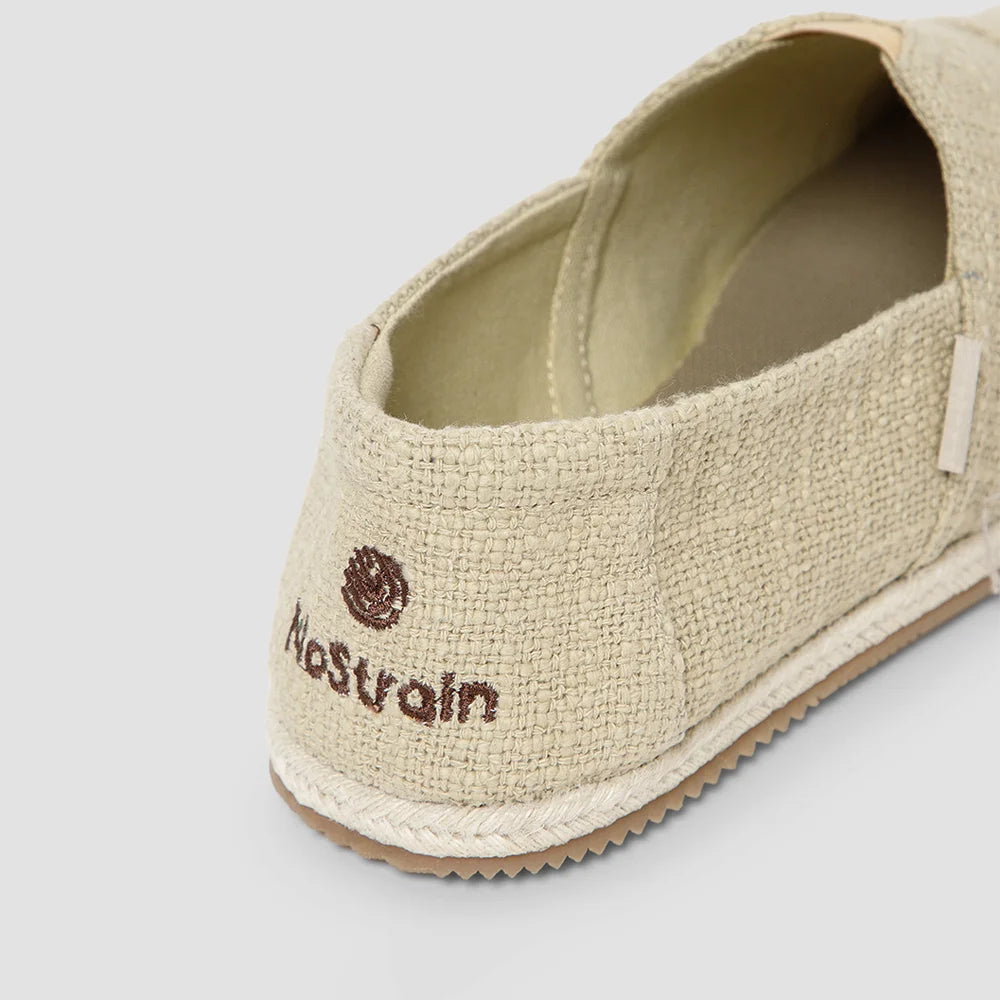 men beige slip-on shoes
