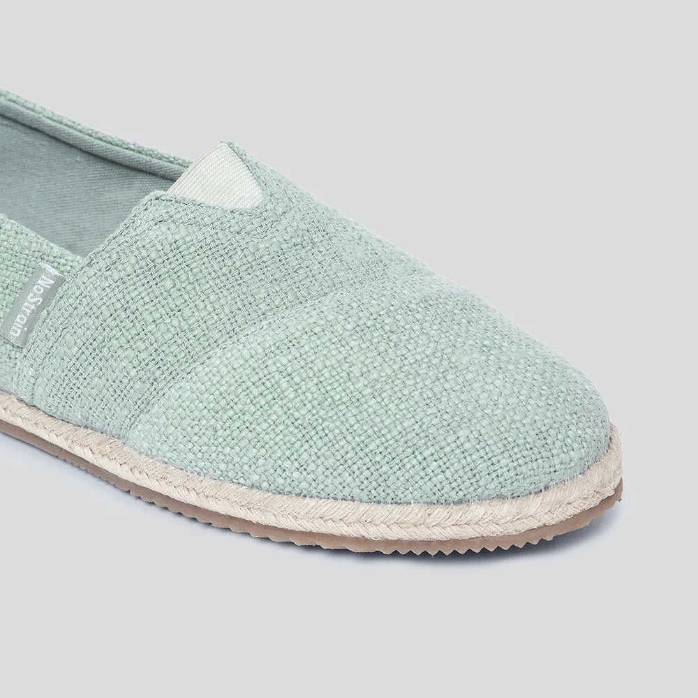 Breathable cotton espadrille shoes