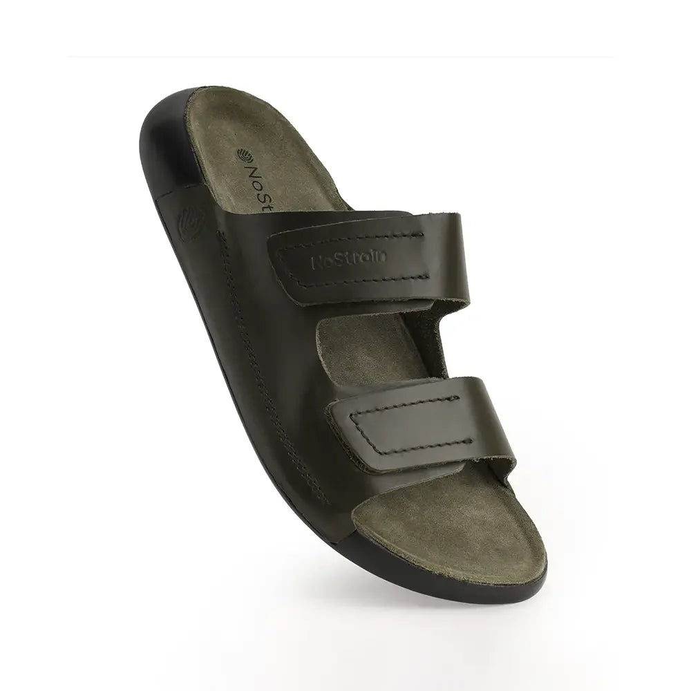 NoStrain luxury leather sandals mens