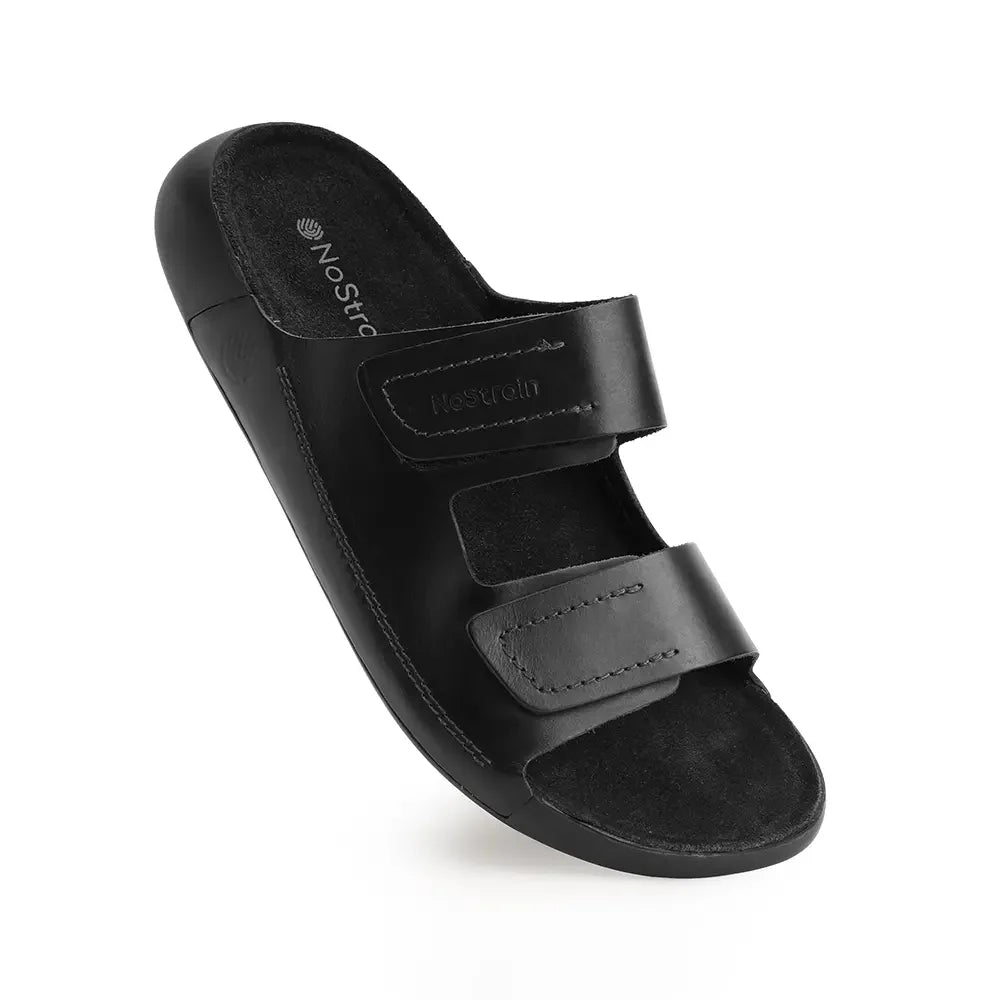 NoStrain men's luxury leather sandals