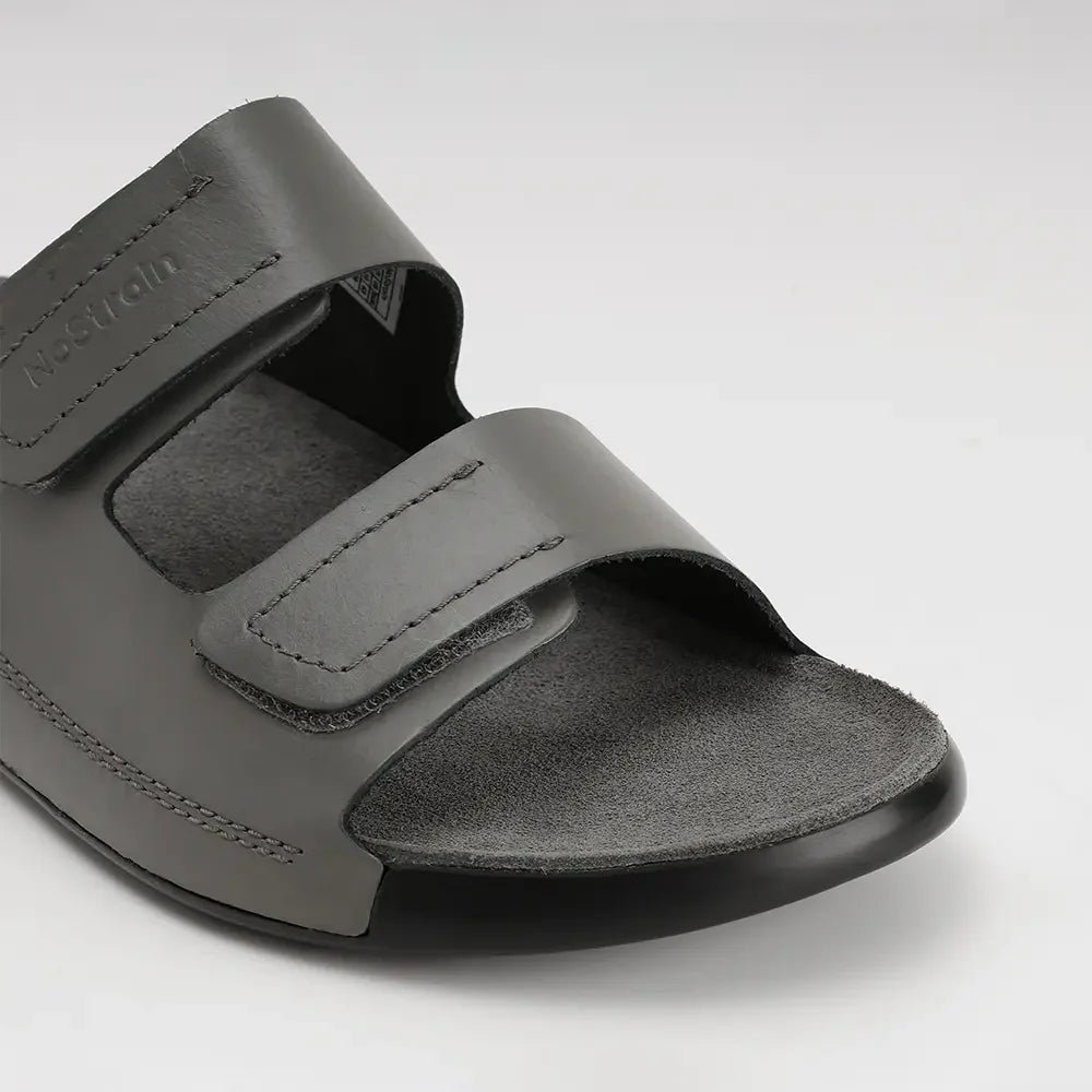 leather sandals for men in grey colour