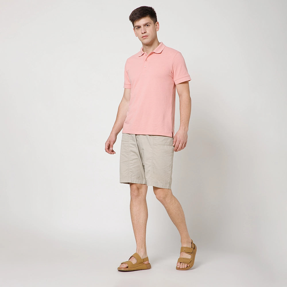 Men's leather sandals with suede insole