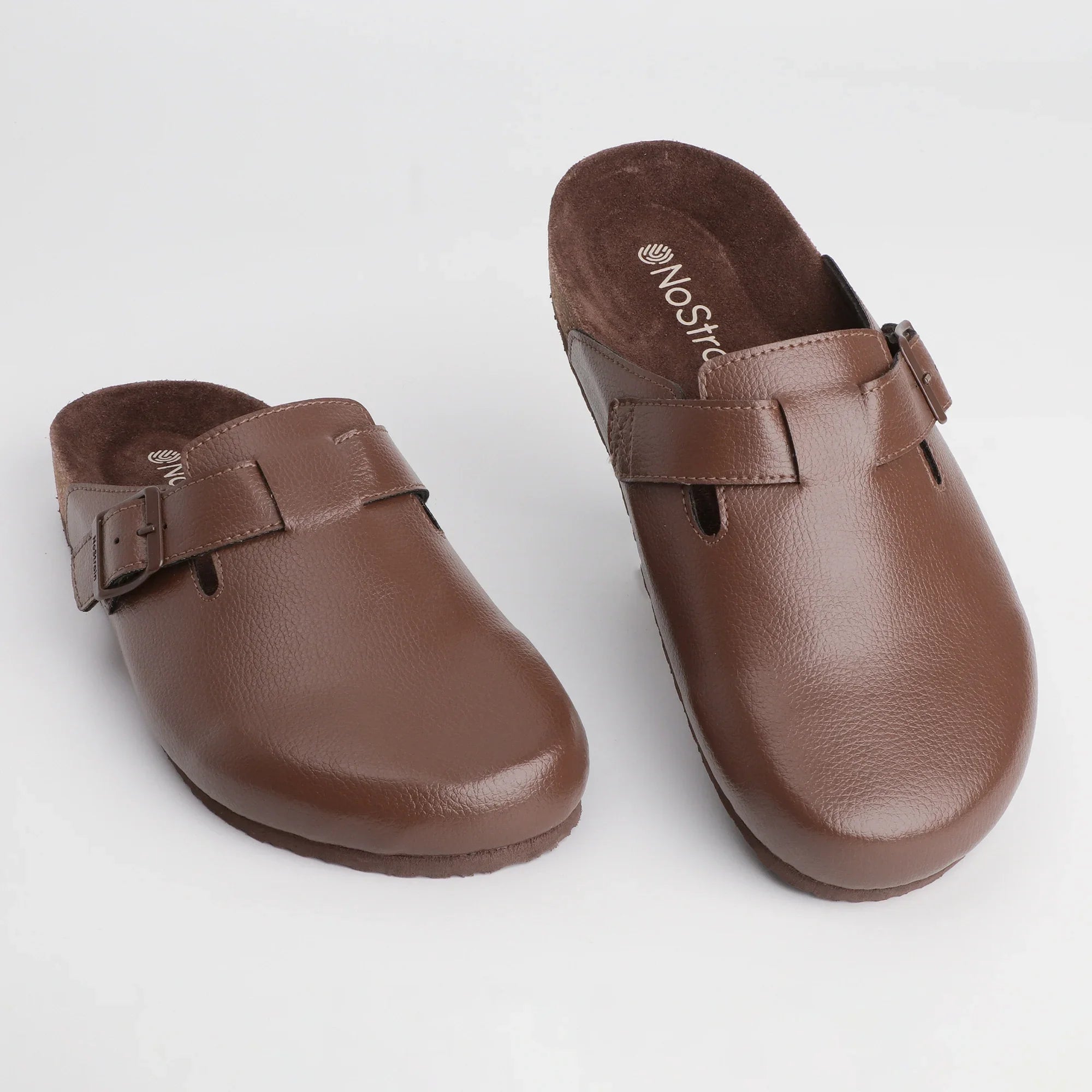  Brown Mule Cork Sandals for male