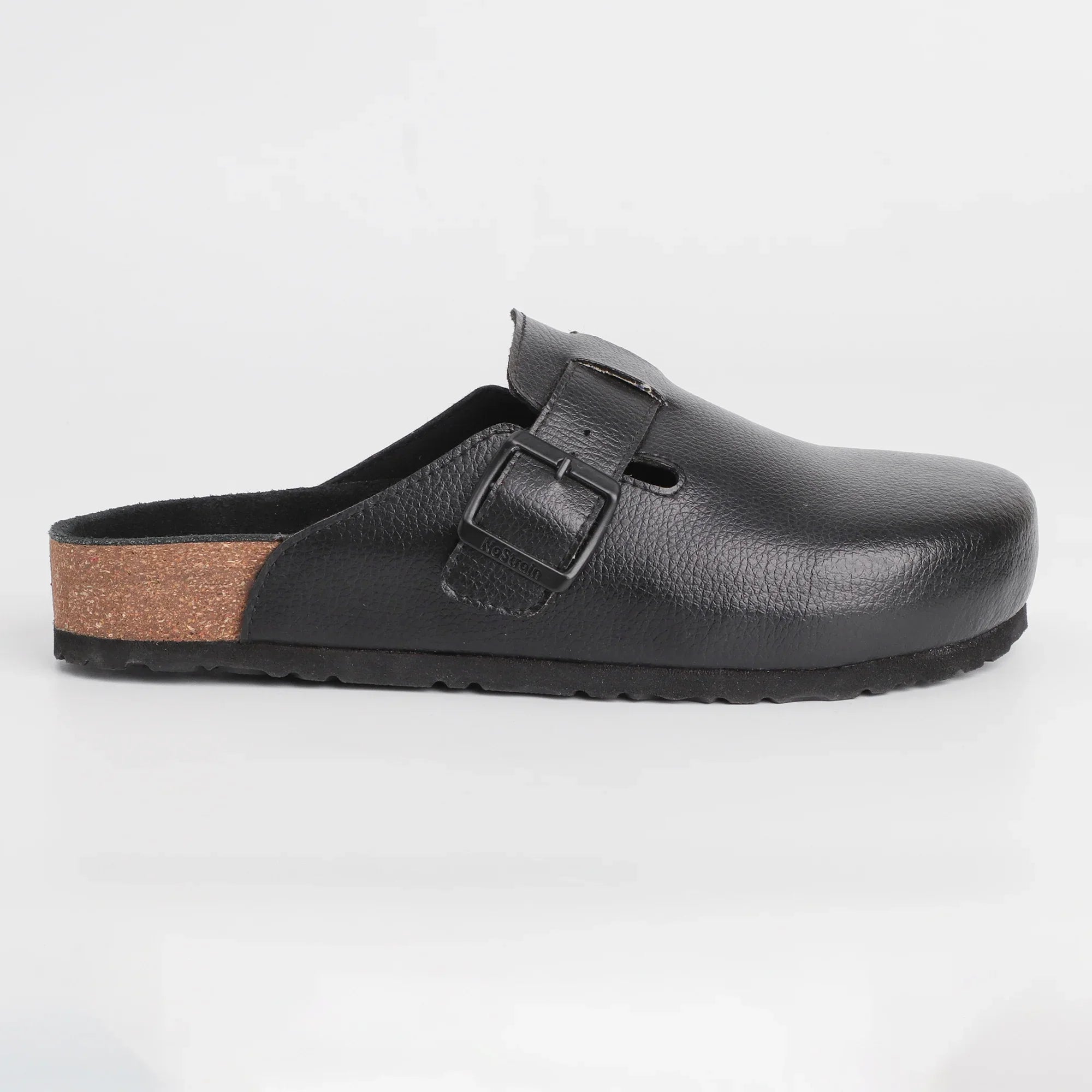 Black Mule leather sandals for girls and womens