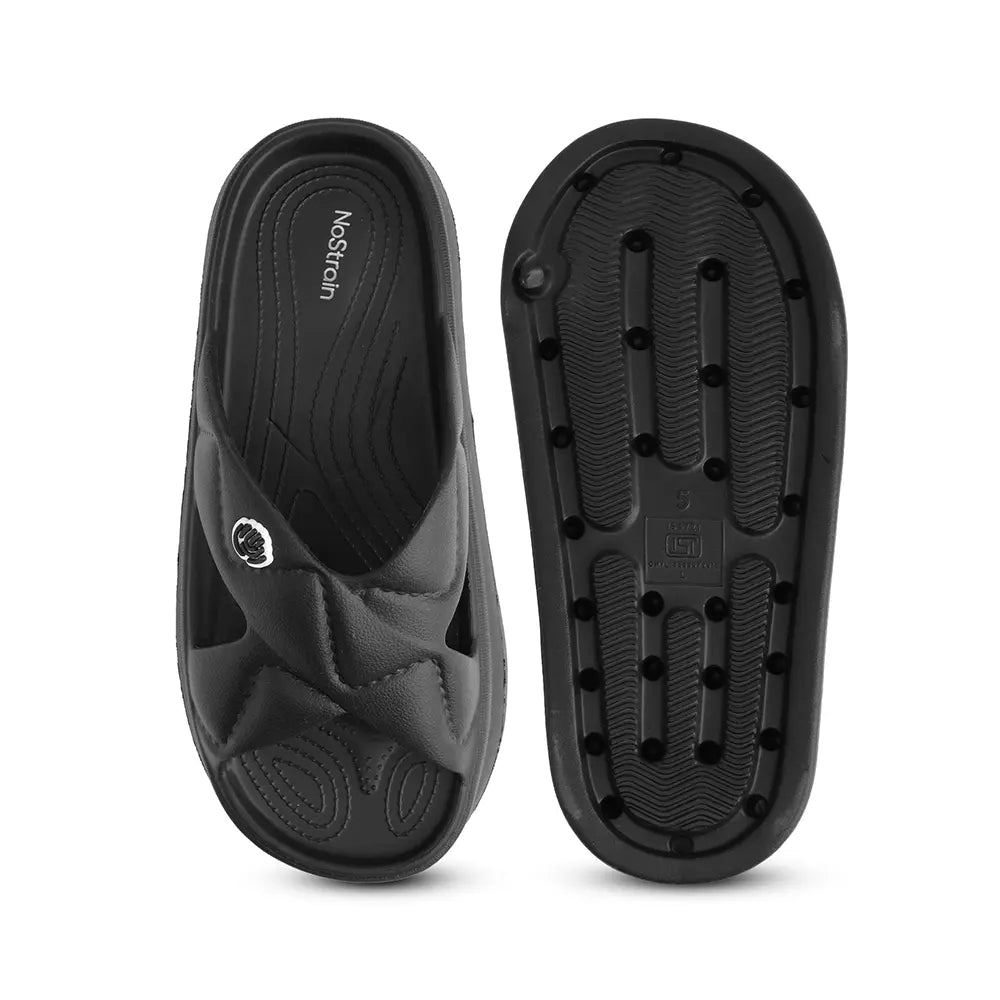 Casual outdoor women's sandals by NoStrain with a soft and flexible sole.