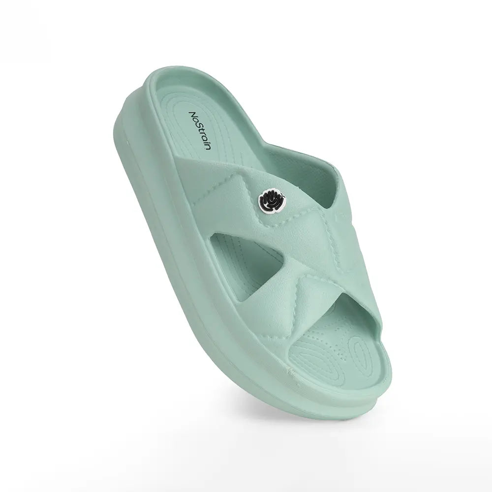 NoStrain casual outdoor sandals for women with a flexible and easy-to-clean sole.