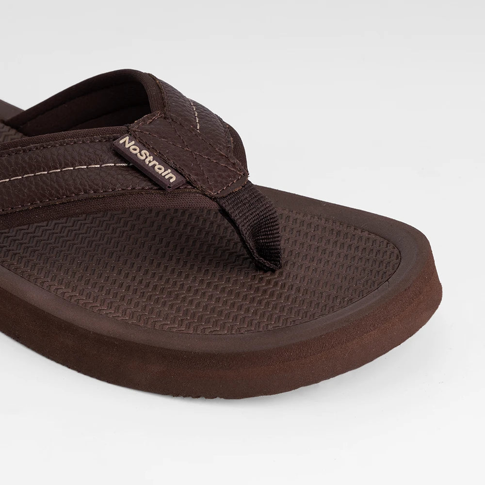 NoStrain Men’s Triple Density Platform Slippers with Soft Engraved Insole, Anti-Skid Sole, Strong Mid-Sole & Sturdy Outsole - PS12