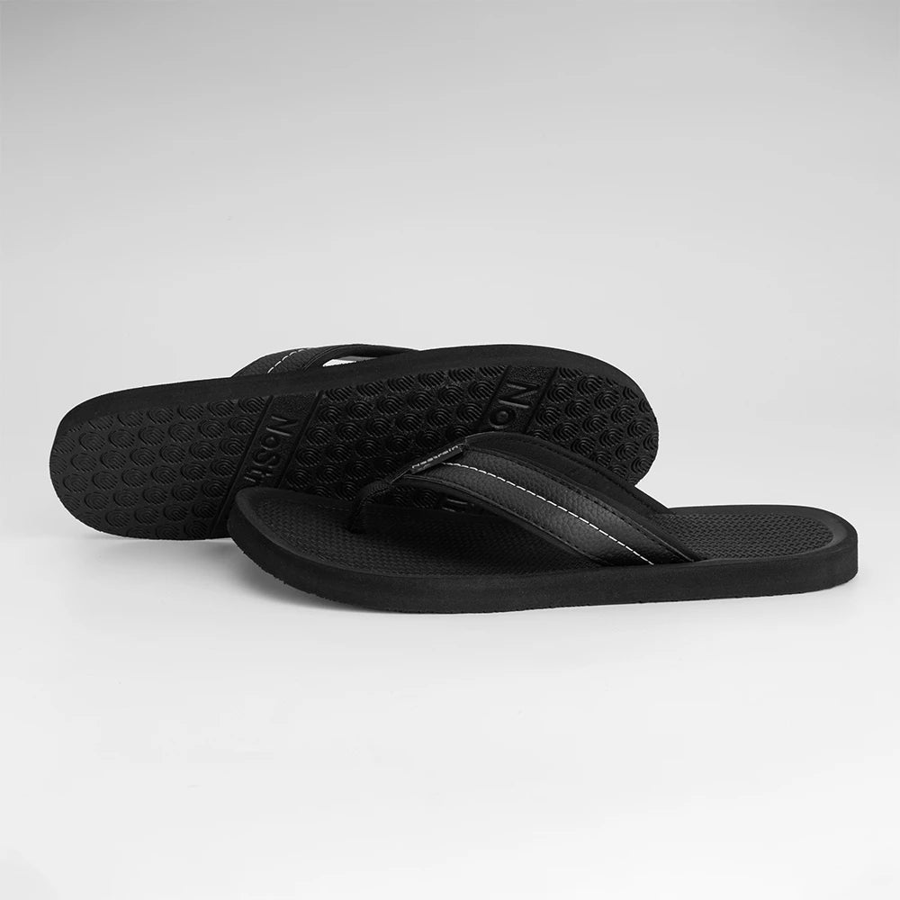 NoStrain Men’s Triple Density Platform Slippers with Soft Engraved Insole, Anti-Skid Sole, Strong Mid-Sole & Sturdy Outsole - PS09