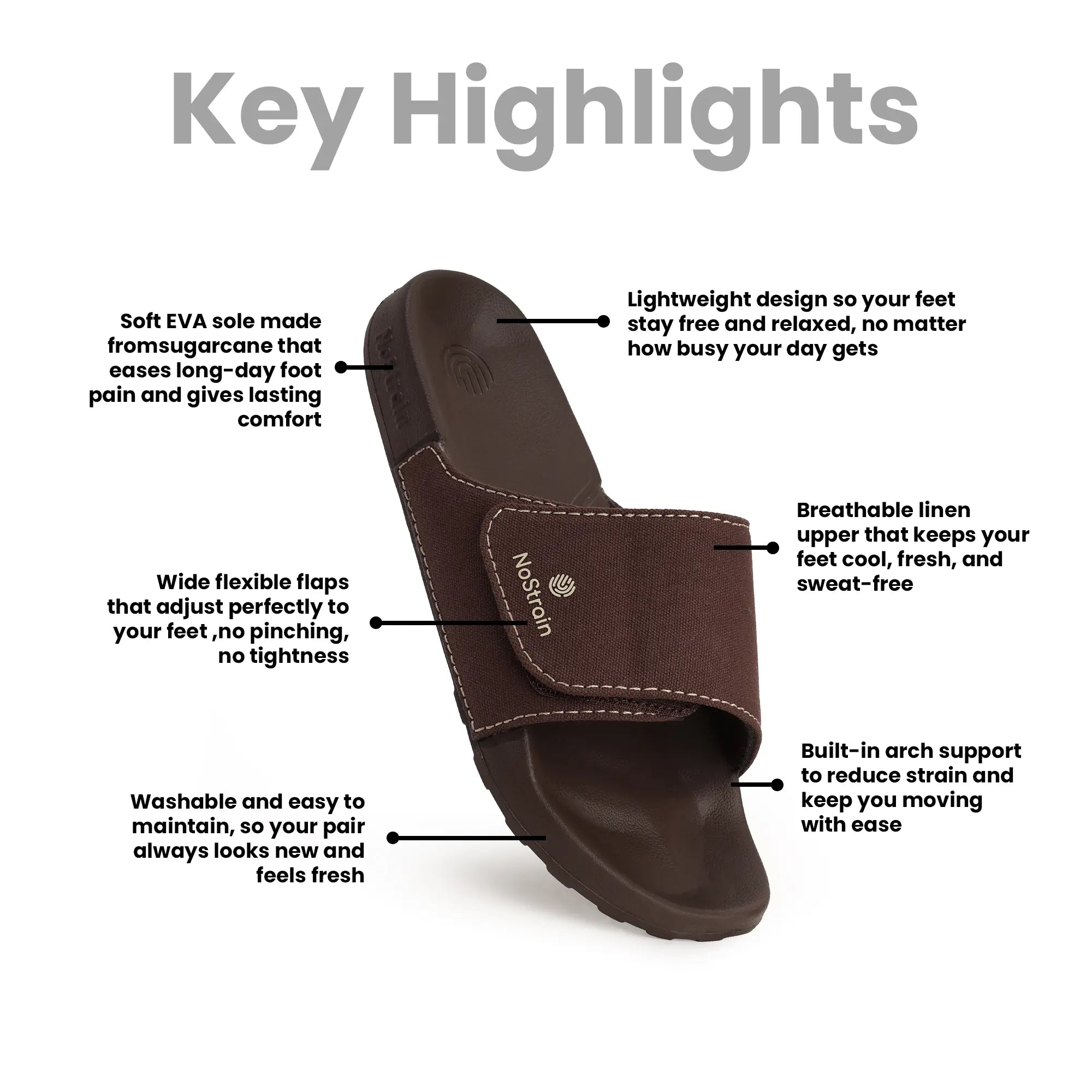 best slider, sliders for women, brown color sliders for women 