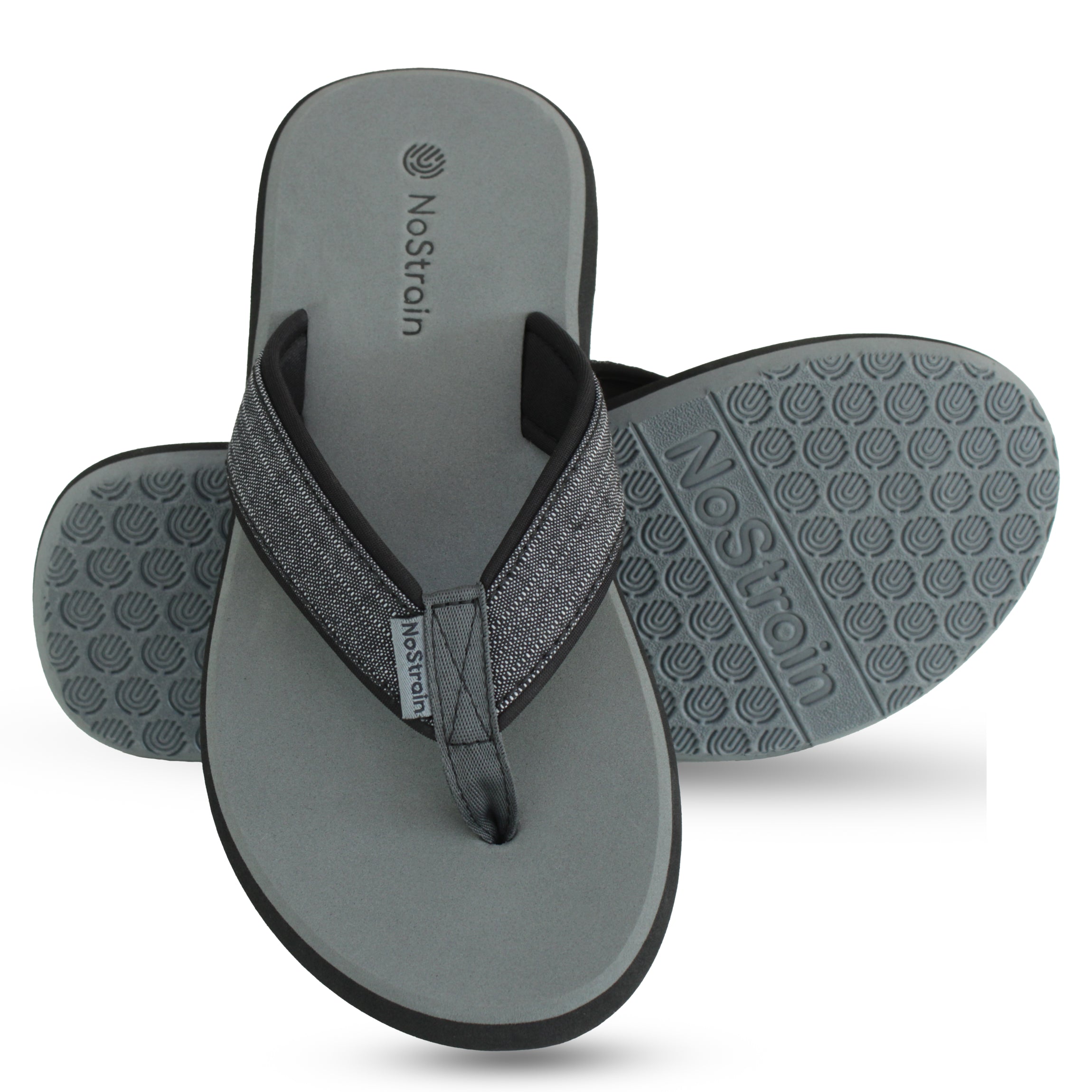 stylish slippers for men in grey color