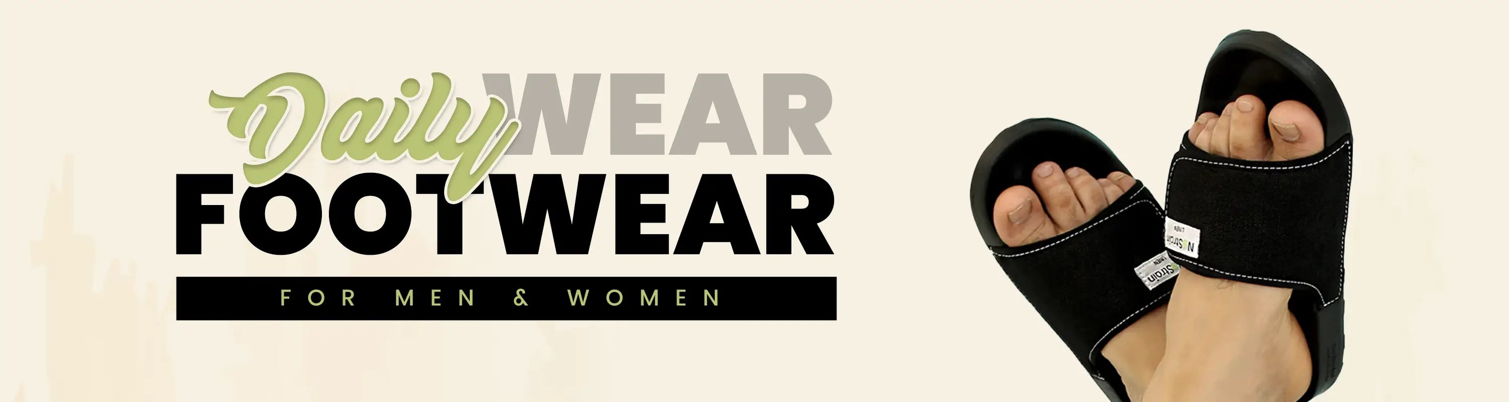 Daily wear footwear for men and women