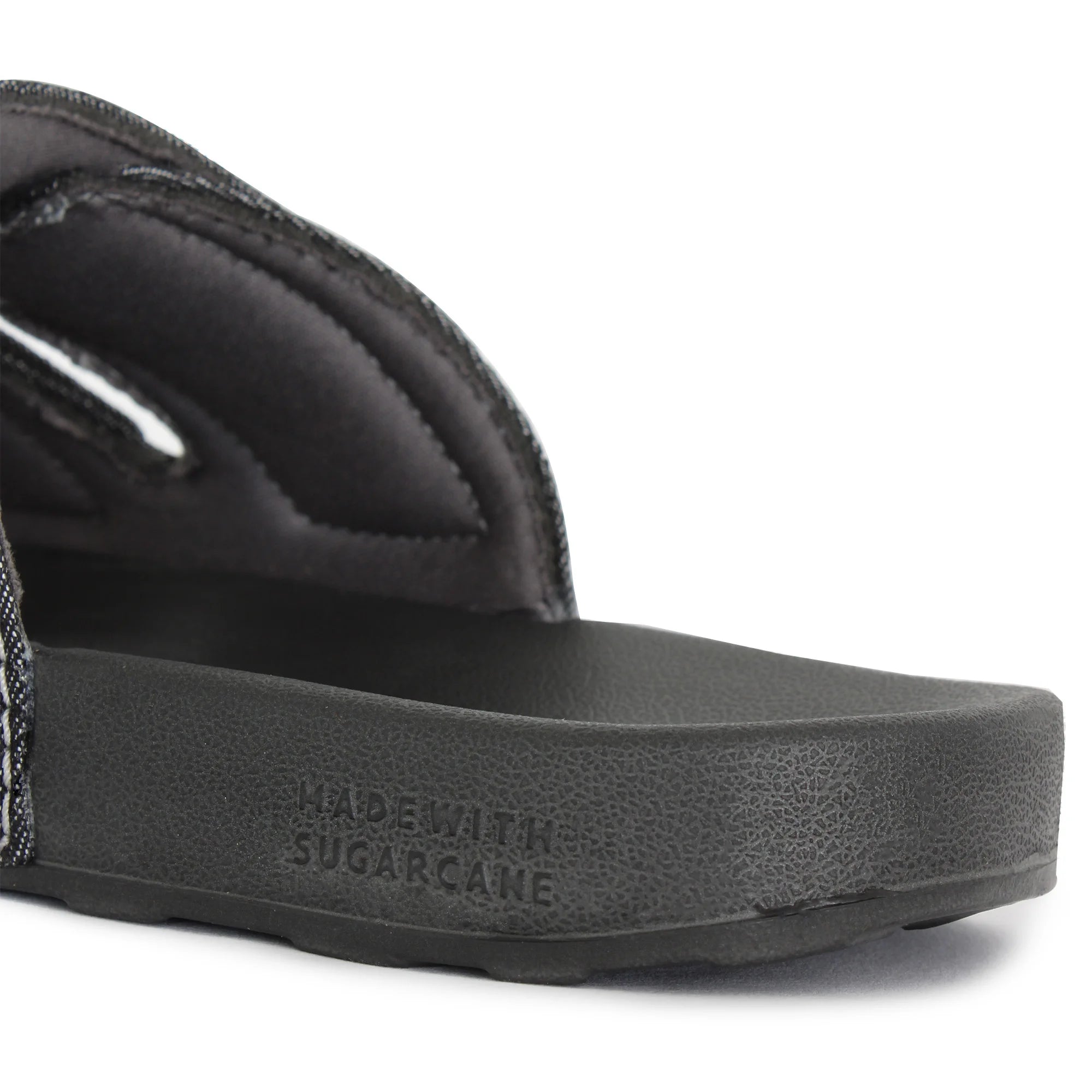 NoStrain Sugar sliders for men with sole branding.