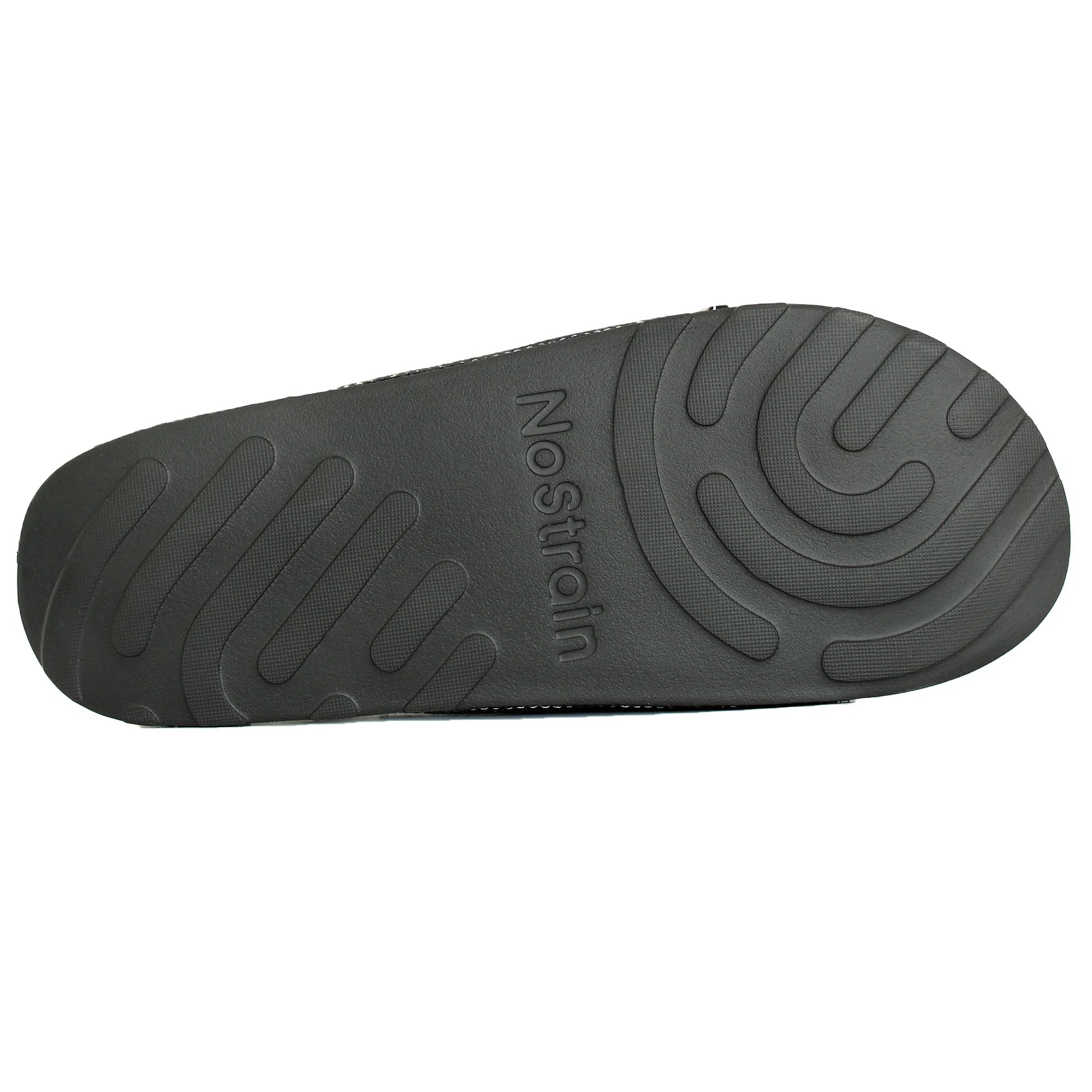 Feel confident in Men's Midnight Black Linen Sugar Sliders, stylish and durable.