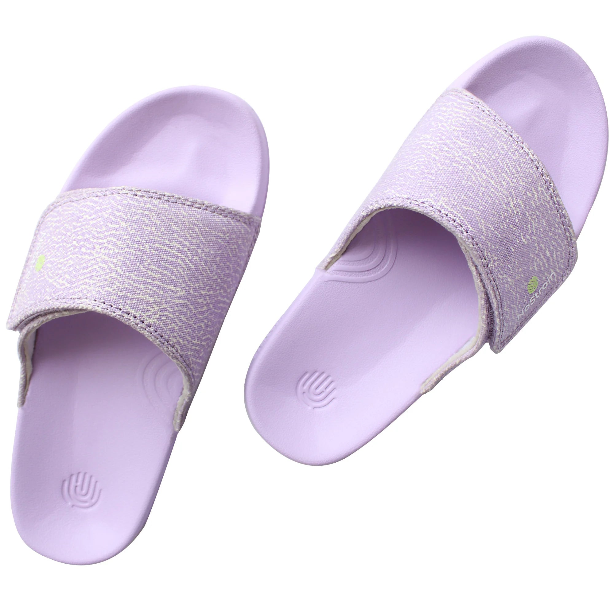 Women Canvas Sugar Sliders Wave Print lavender colour