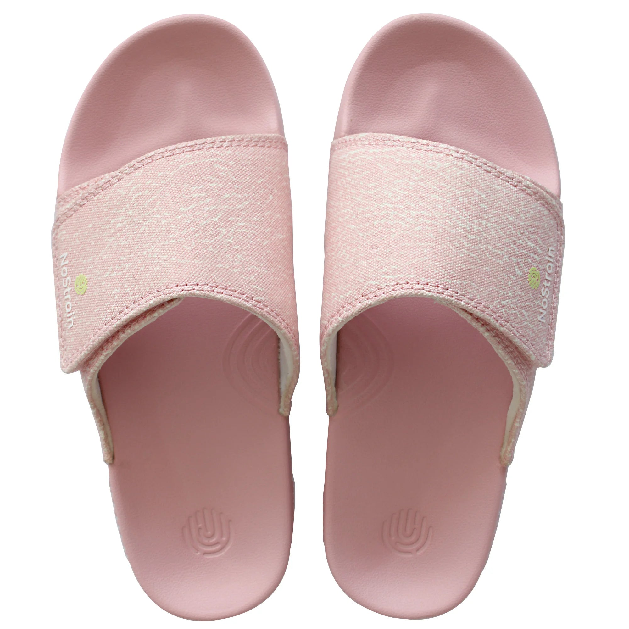 Canvas sliders for women in pink color