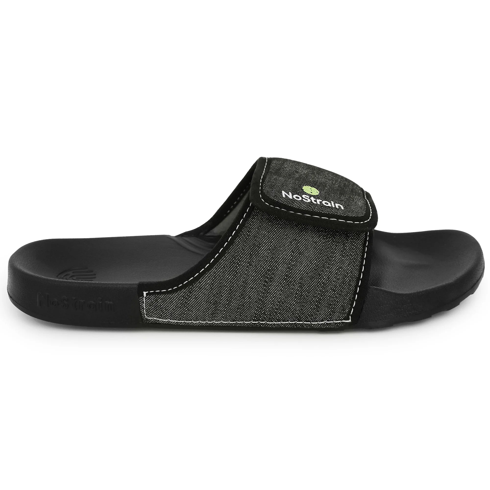 Keep it chic and casual in Women's Slate Grey Denim Sugar Sliders, ideal for everyday wear.